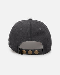 New Era Atlanta Braves 'Patent Leather' 9FORTY A-Frame Strapback Washed Black