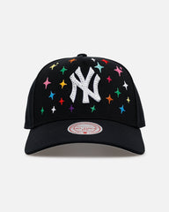 Mitchell & Ness New York Yankees 'Rhinestone Luxury' Pro Pinch Snapback Black