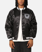 Mitchell & Ness Las Vegas Raiders Lightweight Satin Jacket Black