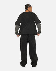 Saint Morta Crested Wing Long Sleeve Layered T-Shirt Vintage Black