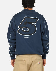 Carre International Star Crewneck Navy