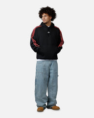 Adidas Three Stripes Hoodie Black/Red