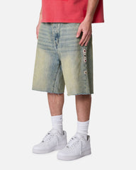MNML Baggy Mojave Denim Shorts Blue