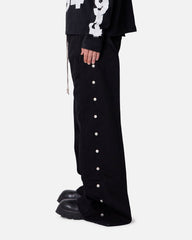 MNML Wide Panel Side Snap Pants Black