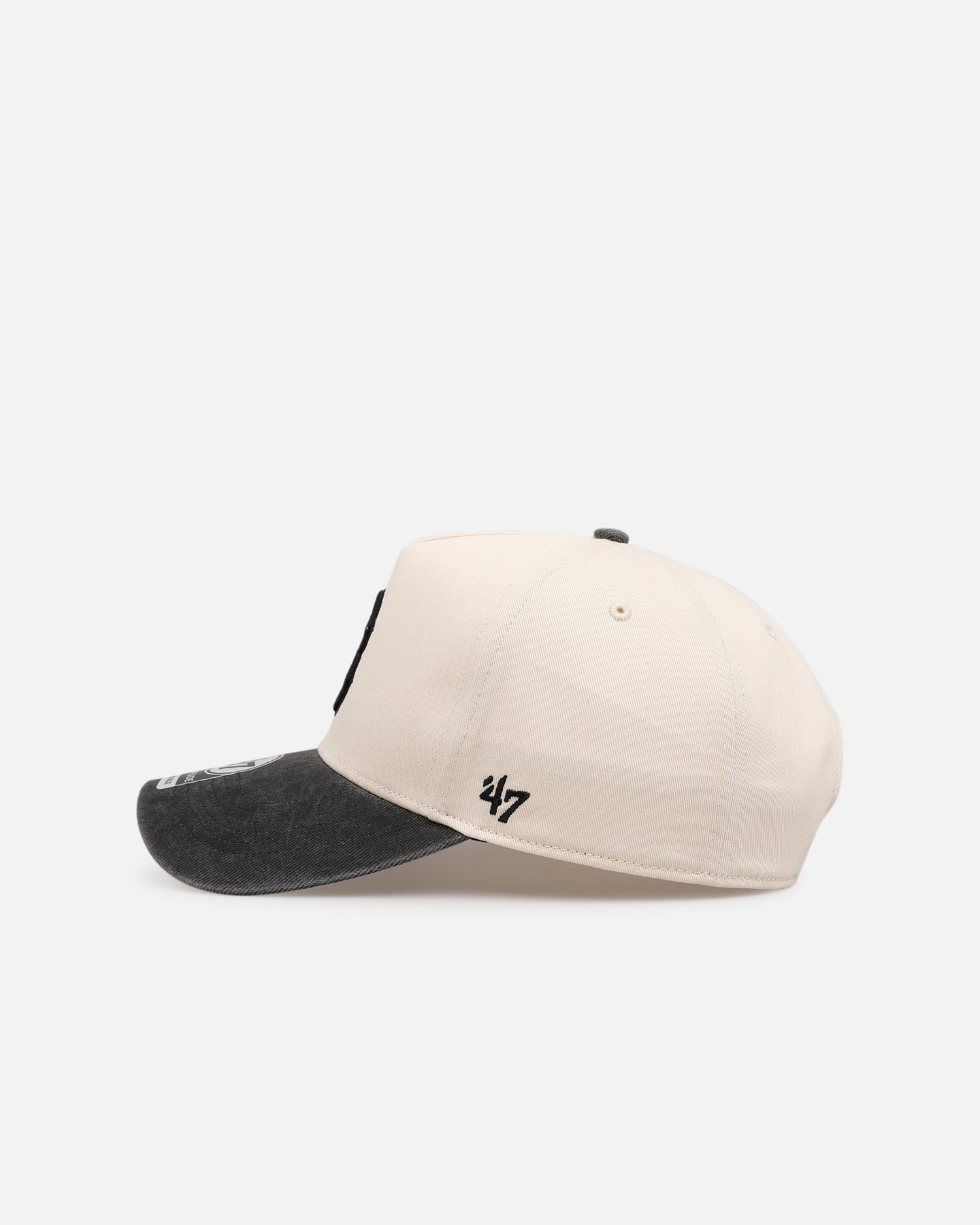 47 Brand Boston Red Sox 'Washed Black Visor' 47 Offside Snapback Natural