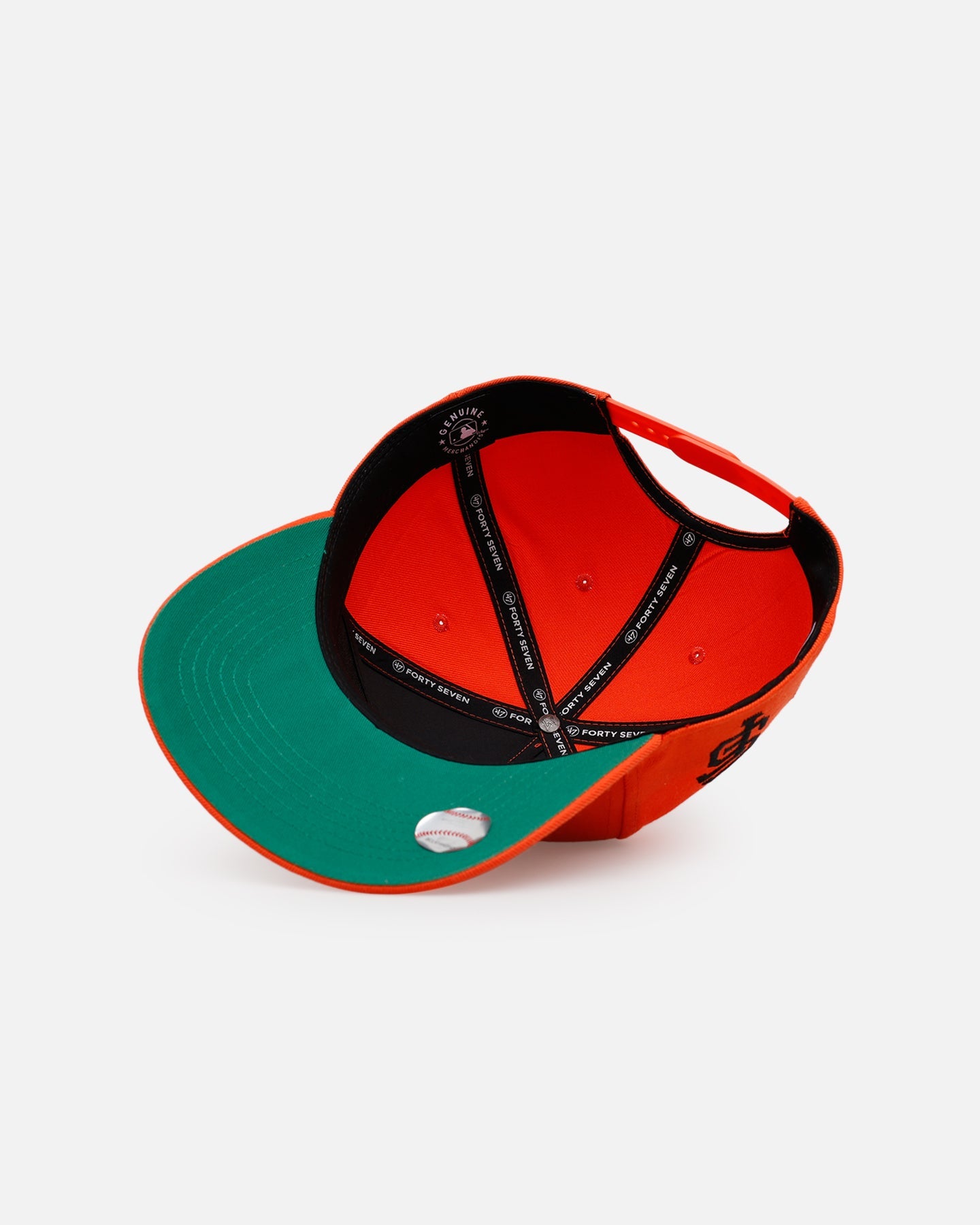 47 Brand San Francisco Giants 'Vintage Script' 47 Hitch Snapback Orange