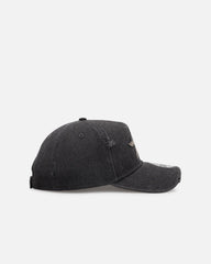 New Era Houston Astros 'Patent Leather' 9FORTY A-Frame Strapback Washed Black