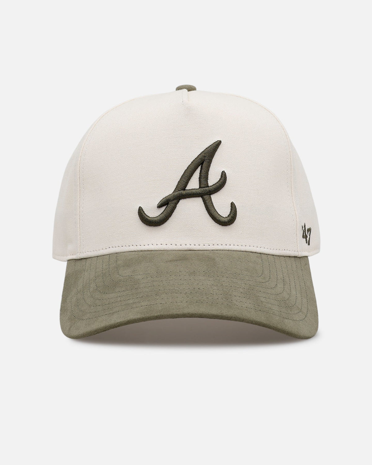 47 Brand Atlanta Braves 'Bottle Green 2.0' 47 Offside Snapback Natural