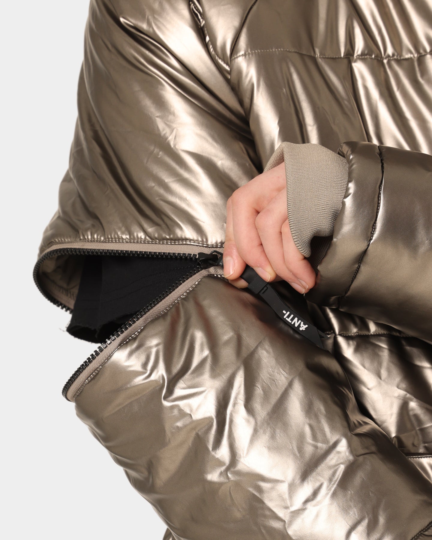 The Anti Order Anti Joy Technical Puffer Jacket Pewter
