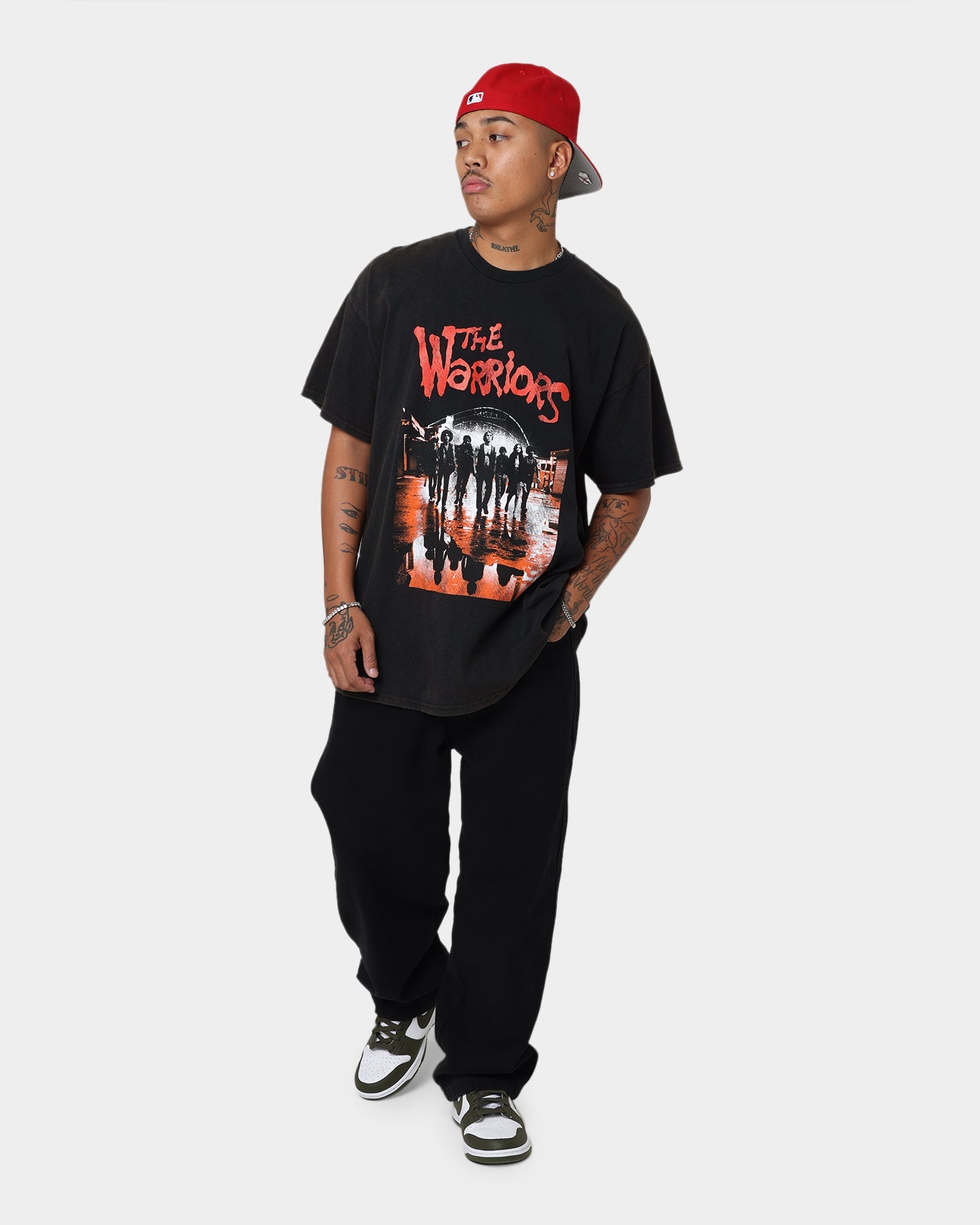 73Studio X The Warriors The Warriors Vintage T-Shirt Black Wash