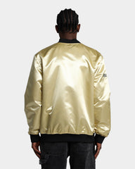 Mitchell & Ness Las Vegas Raiders Fashion Lightweight Satin Jacket Light Gold