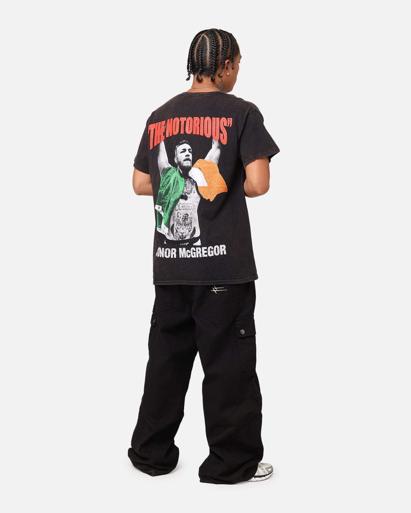 UFC By 73Studio Conor McGregor Vintage T-Shirt Black Wash