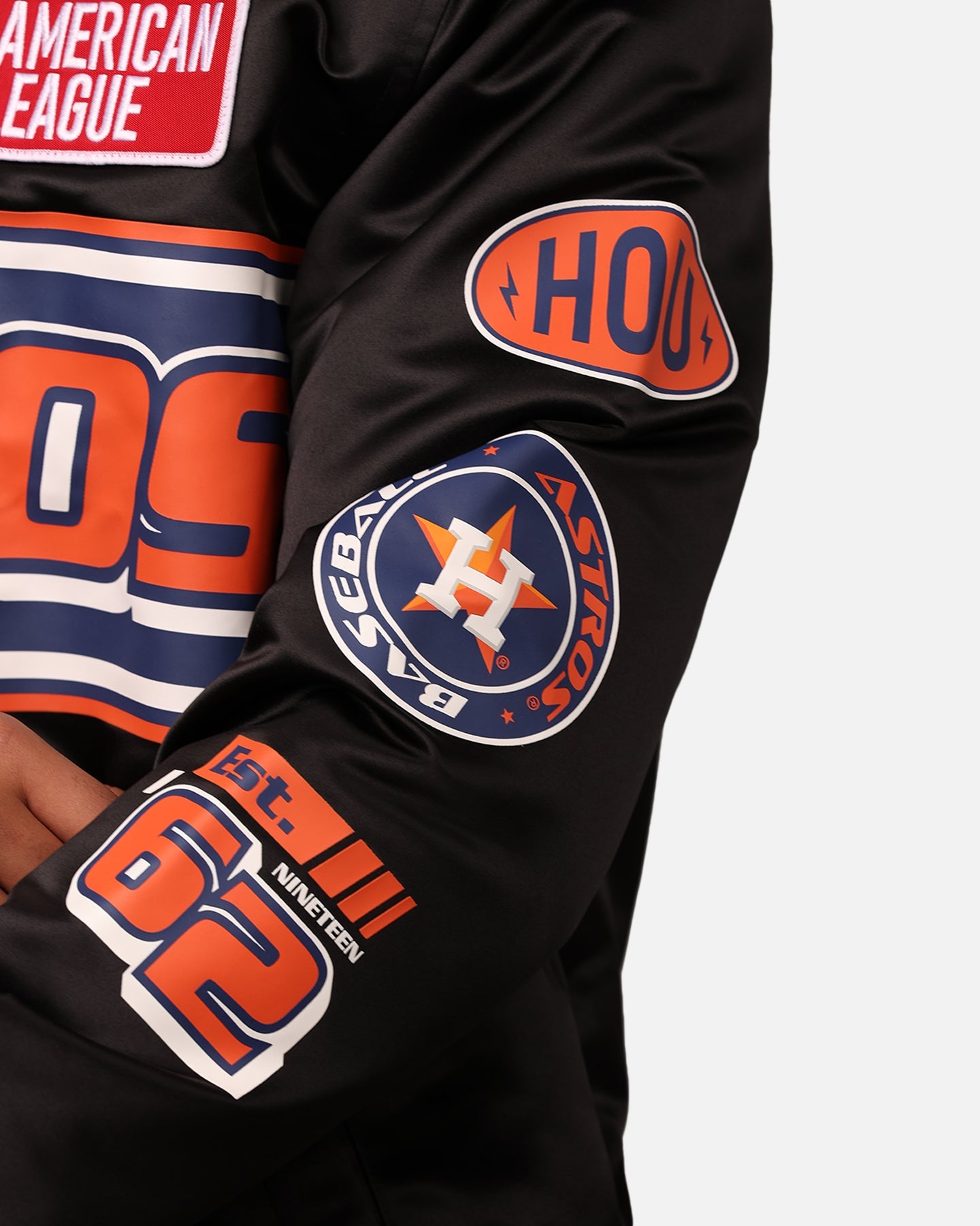 New Era Houston Astros 2024 Rally Drive Jacket Black/White