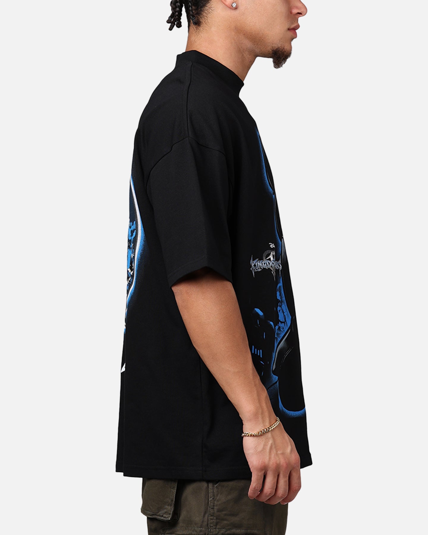 Loiter Disney Kingdom Hearts King Mickey Mockneck T-Shirt Black