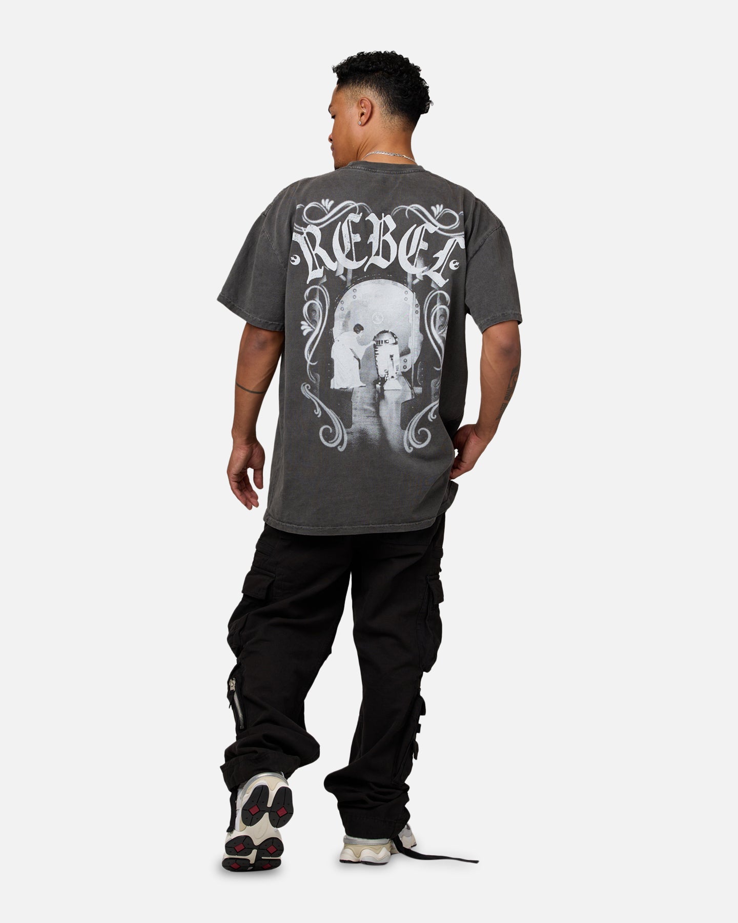 Star Wars Rebel Heavyweight T-Shirt Black Wash