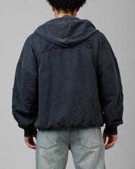 Loiter Inferno Hoodie Washed Black