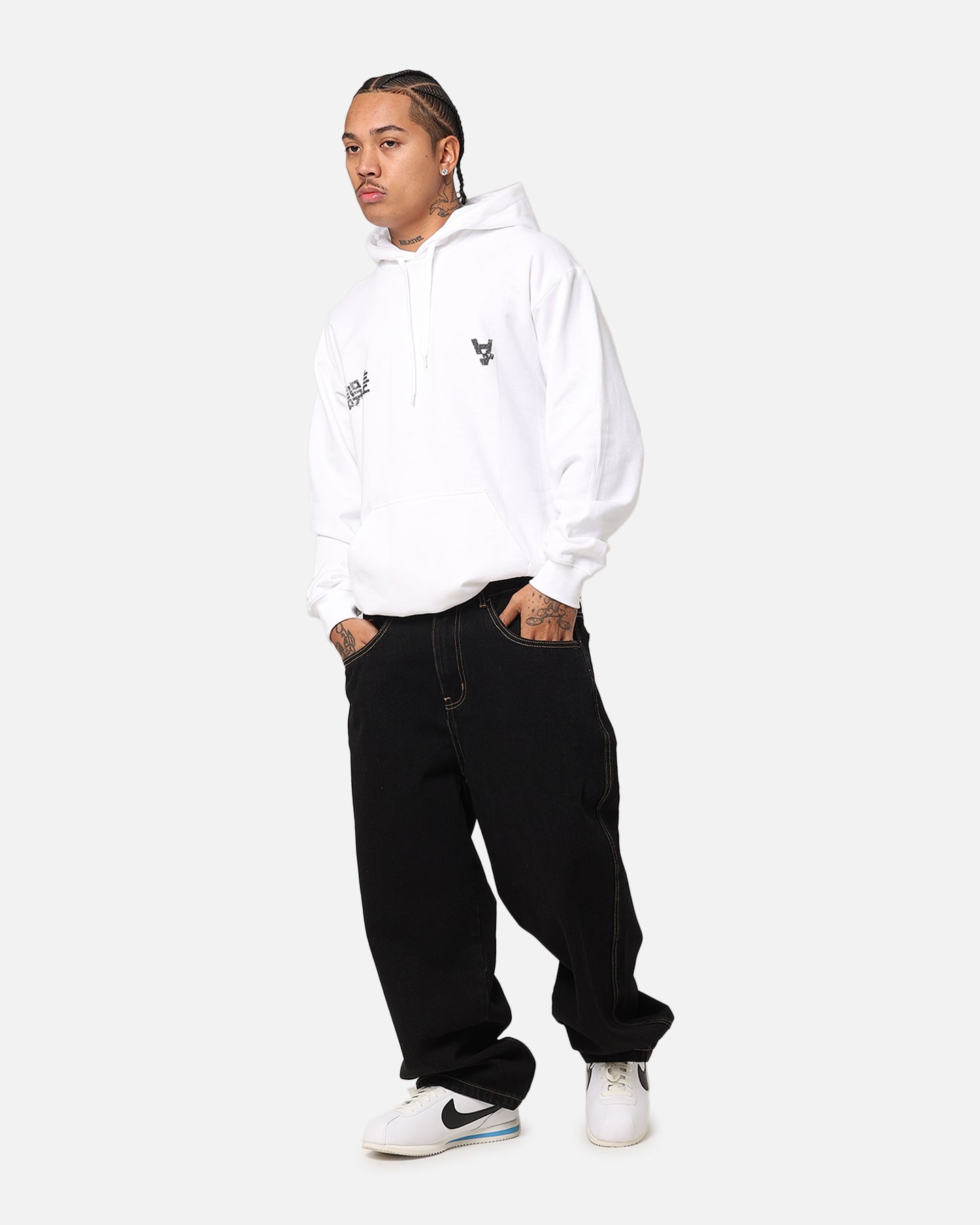The Anti Order Oni Hoodie White