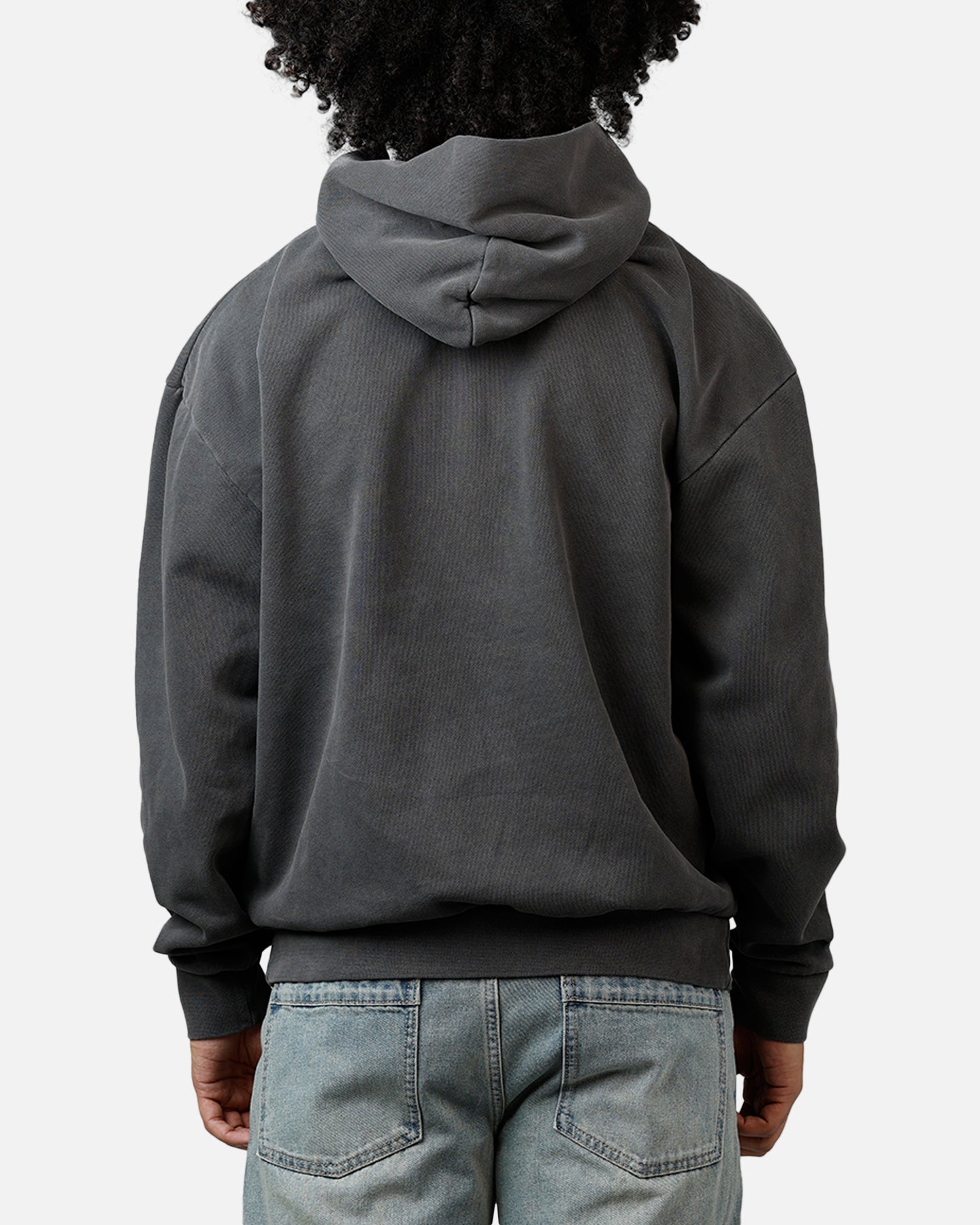 Market Hockey Bear Hoodie Washed Black