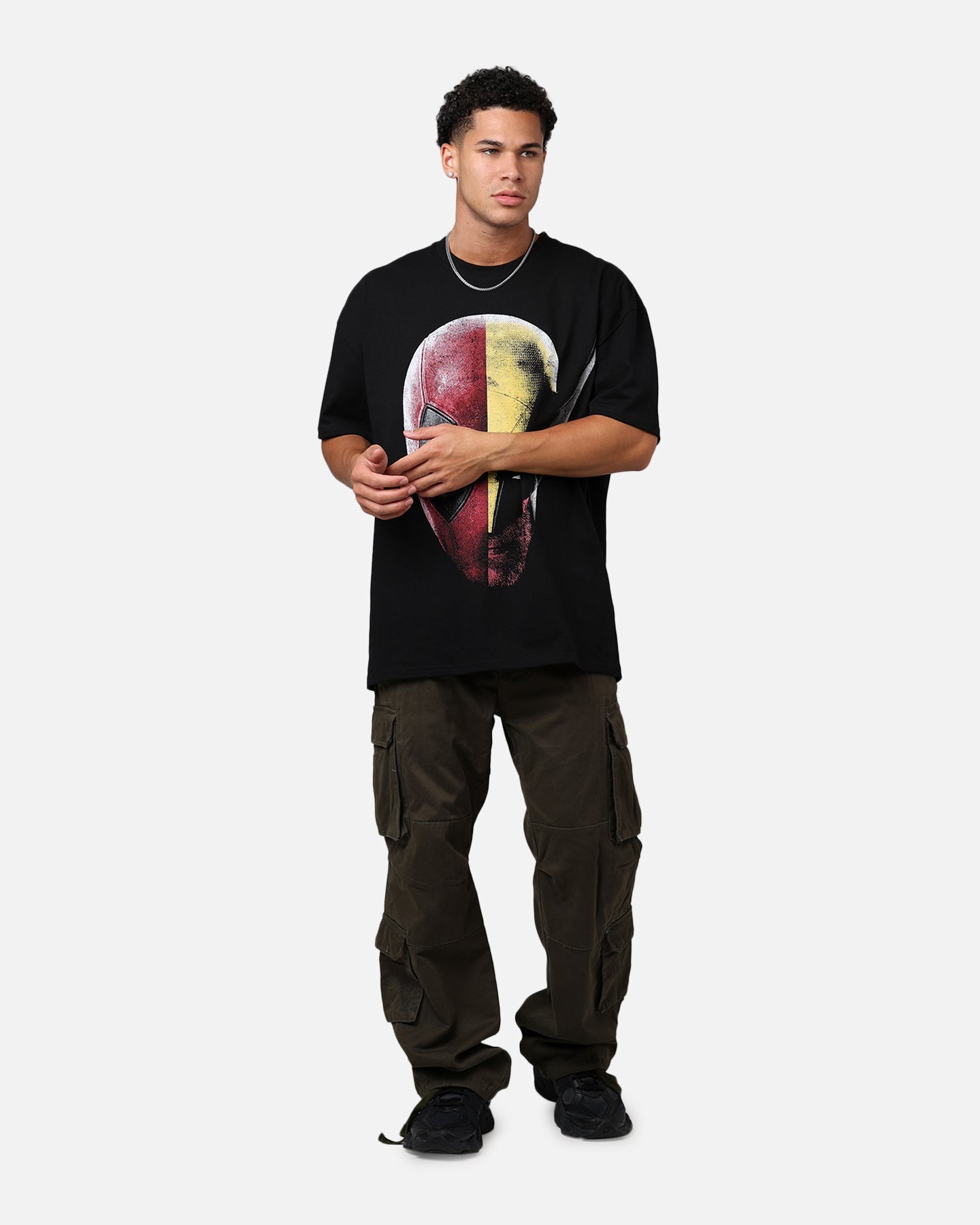 73Studio Marvel Deadpool and Wolverine Heavyweight T-Shirt Black