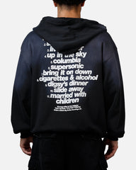 Global Merchandising Oasis Potassium Full Zip Hoodie Black