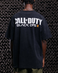 73Studio X Call Of Duty Black Ops 2 Vintage T-Shirt Black Acidwash