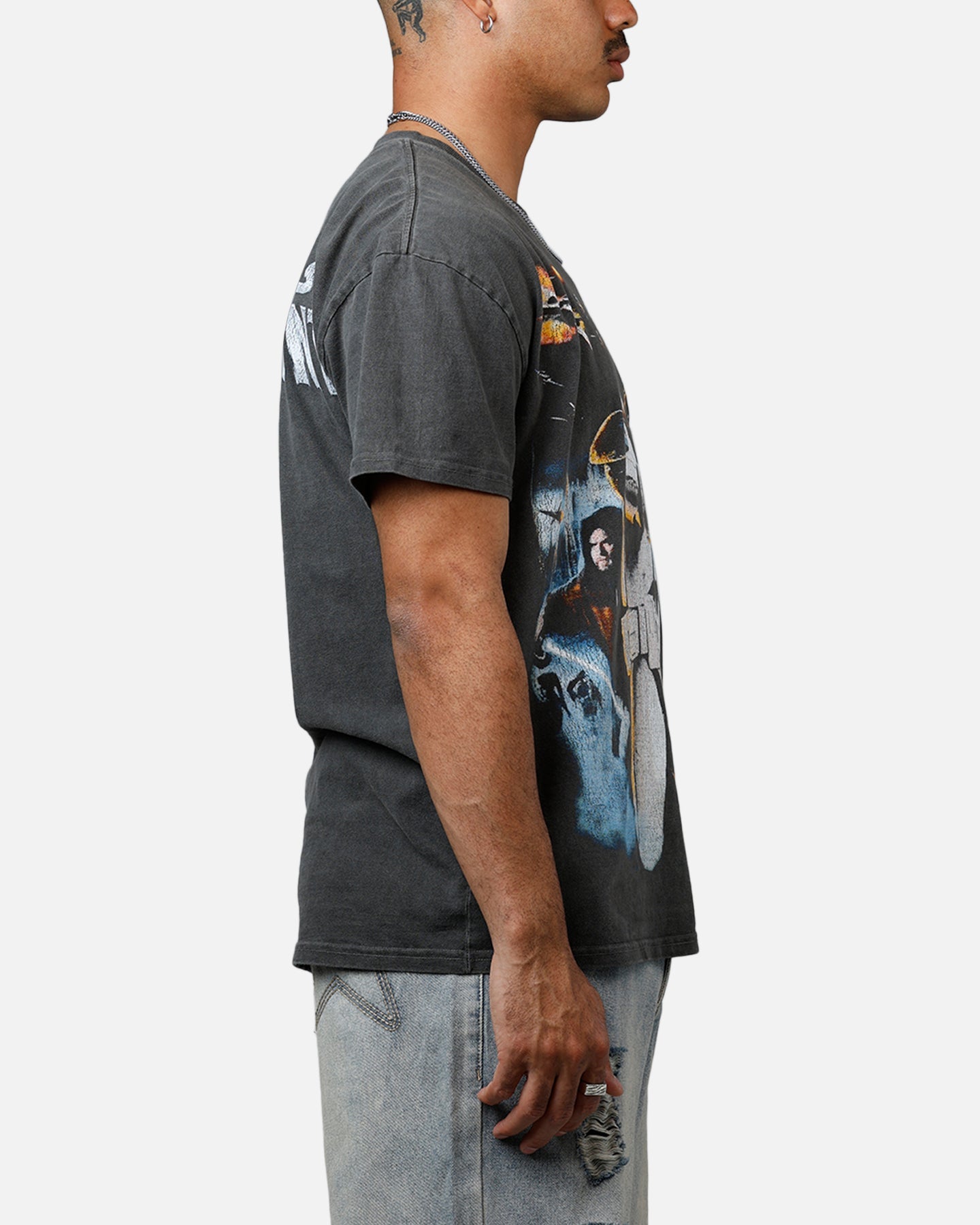 73Studio Star Wars Battlefront 2 Heavyweight T-Shirt Black Wash