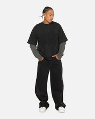 Saint Morta Crested Wing Long Sleeve Layered T-Shirt Vintage Black