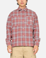 Carre Workwear Long Sleeve Button Up Shirt Pink