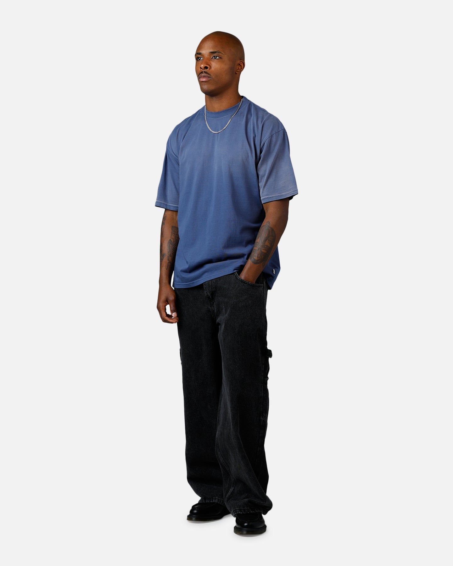 American Thrift Short Sleeve T-Shirt Washed Blue