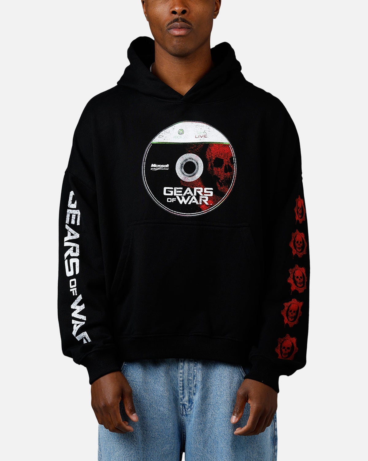 73Studio X Gears Of War '08 Gears 2 Disc Hoodie Black