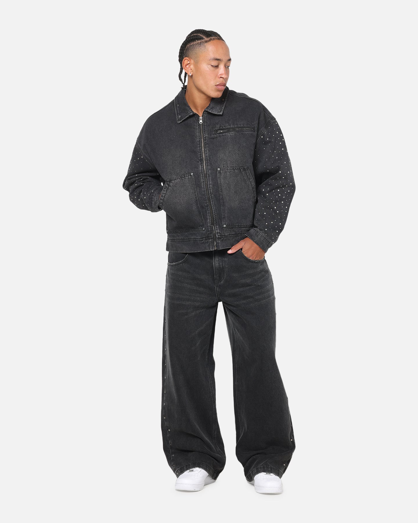 Saint Morta Amplus Divine Riot Jeans Black Shadow
