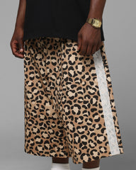 Loiter Lace Jorts Leopard