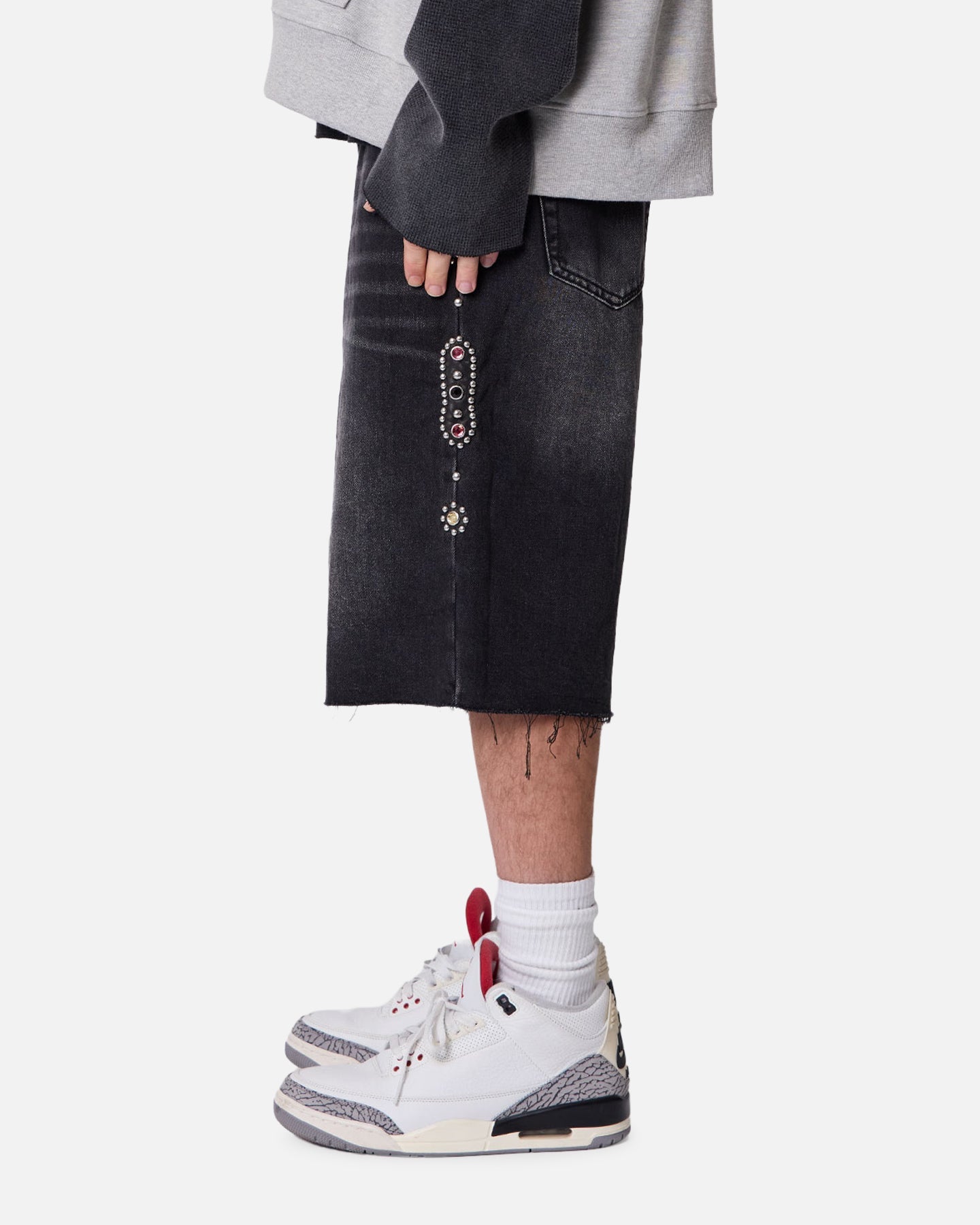 MNML Baggy Mojave Denim Shorts Black