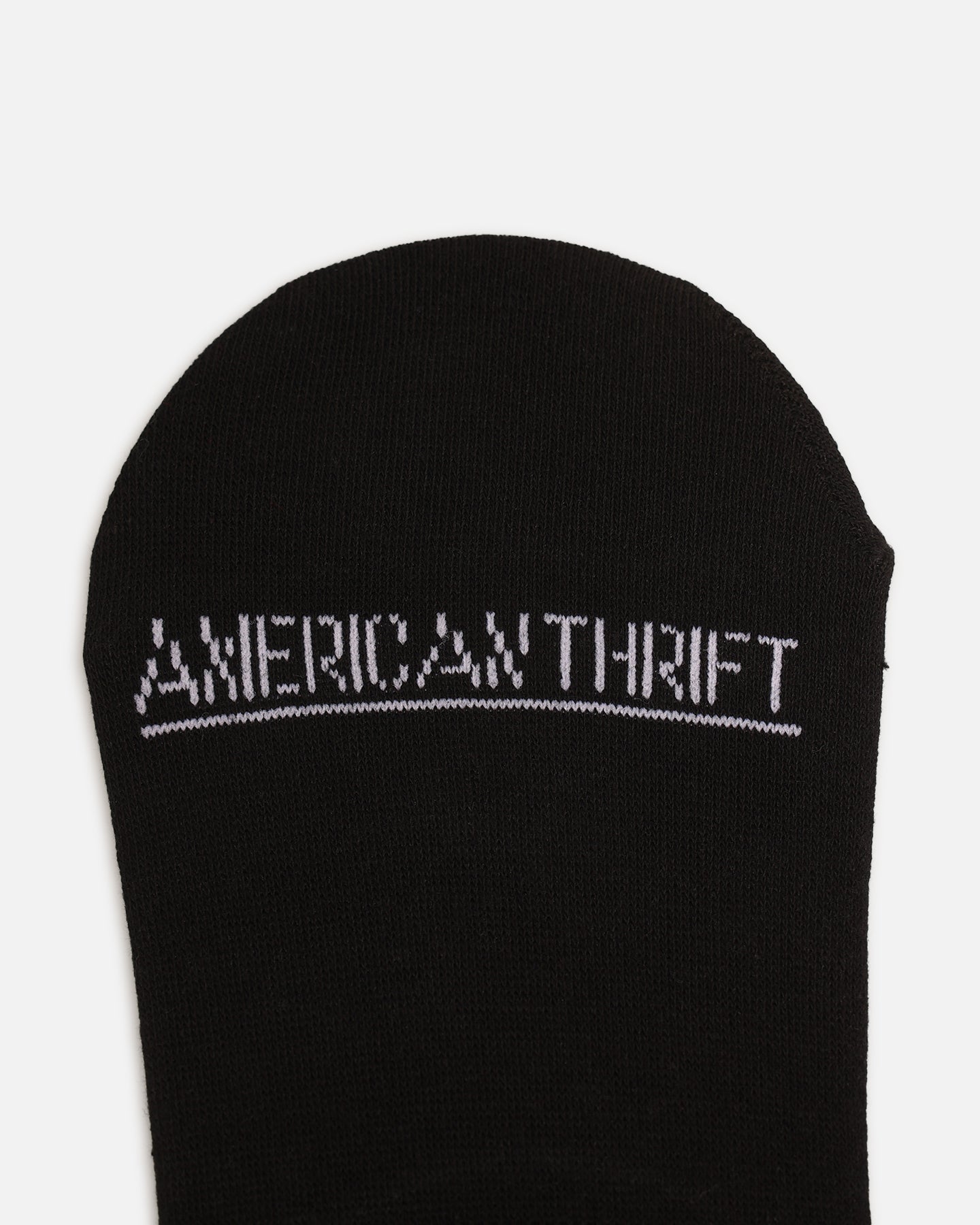 American Thrift Classic No Show Socks 3 Pack Black